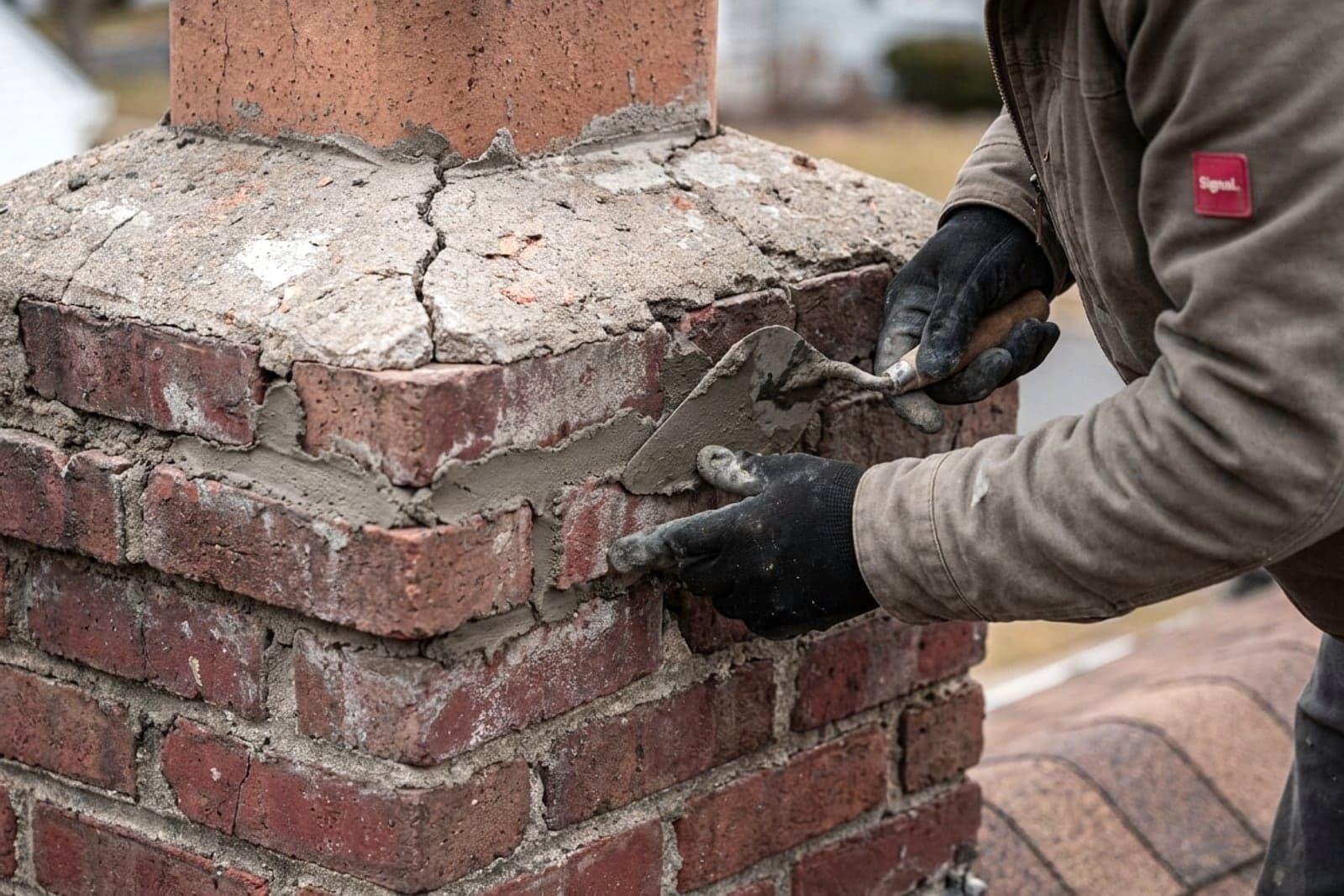 Masonry Repair (Crown / Repointing) in Washington — chimney crown repair and repointing