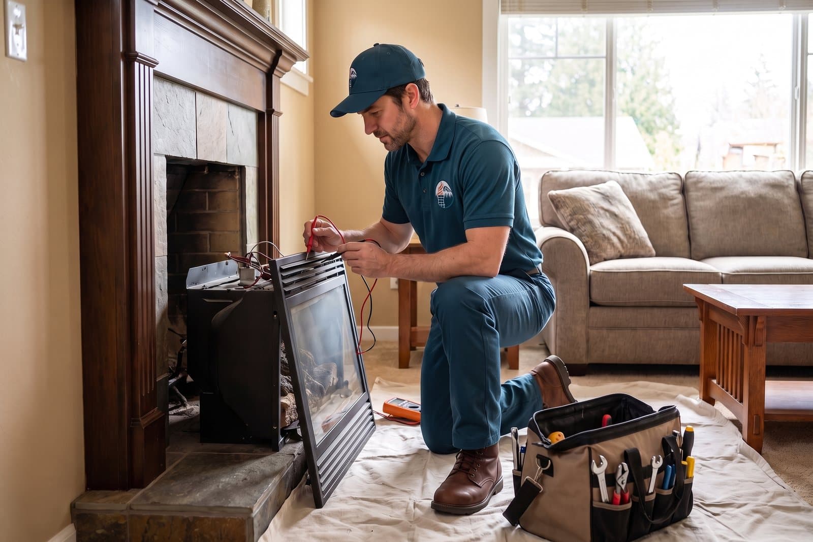 Gas Fireplace Service in Washington — gas fireplace service and tune-up