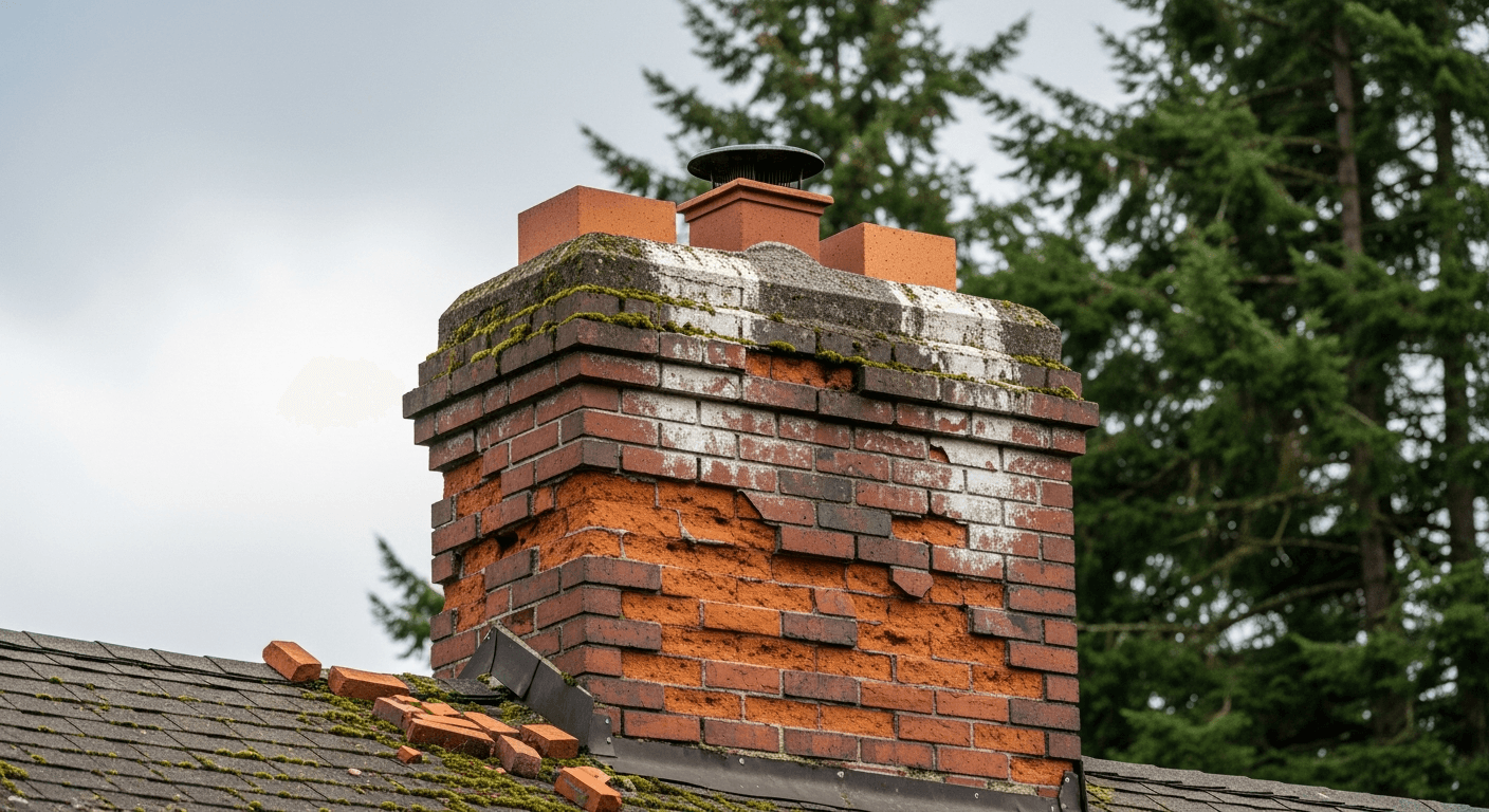 Signs Your Chimney Is Damaged — Tacoma, WA