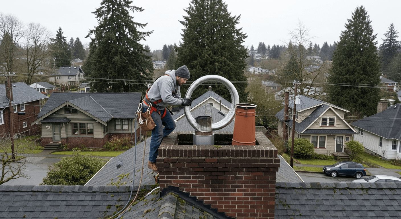 Chimney Relining Cost in Tacoma, WA: $1,500–$7,000